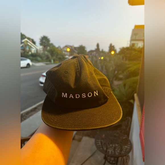 Madson Wine Black Flat Bill Surfer/Skater Hat, Unisex - Picture 6 of 9